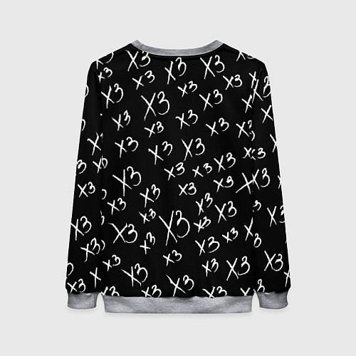 Женский свитшот Хрен знает / 3D-Меланж – фото 2