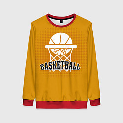 Женский свитшот Basketball - кольцо и мяч