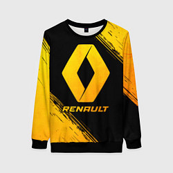 Женский свитшот Renault - gold gradient