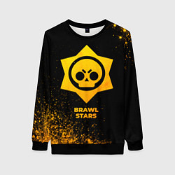 Женский свитшот Brawl Stars - gold gradient