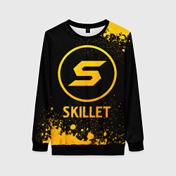 Женский свитшот Skillet - gold gradient