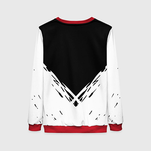 Женский свитшот BMW стильная геометрия спорт / 3D-Красный – фото 2