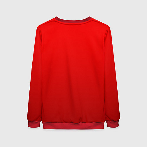 Женский свитшот Алый фрак / 3D-Красный – фото 2