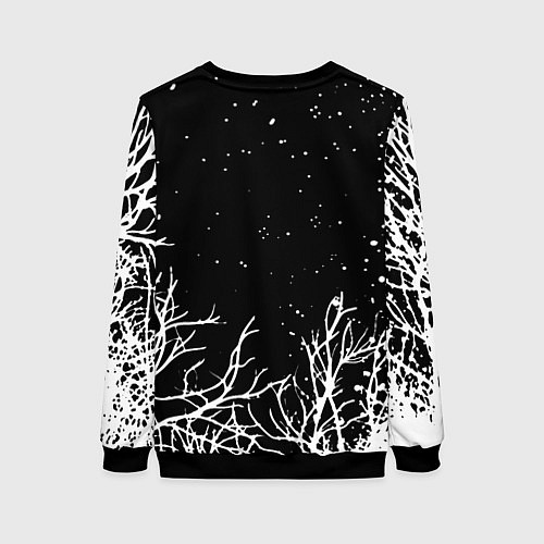 Женский свитшот Horizon Zero Dawn ночь / 3D-Черный – фото 2