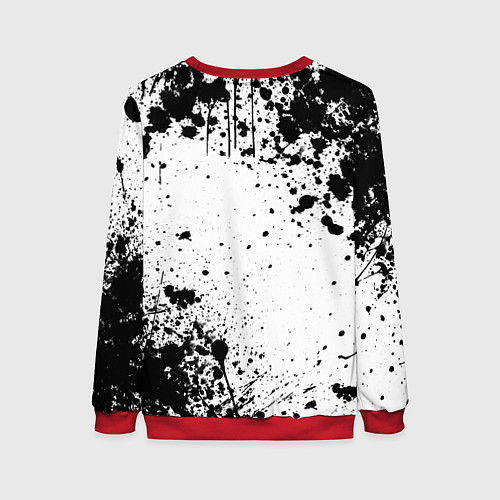 Женский свитшот Маки из клана Зенин - manga / 3D-Красный – фото 2