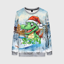 Женский свитшот Лесной дракоша