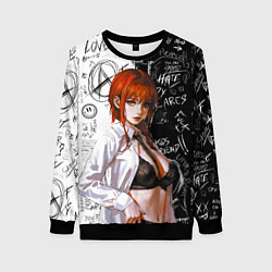 Женский свитшот Makima - Chainsaw man