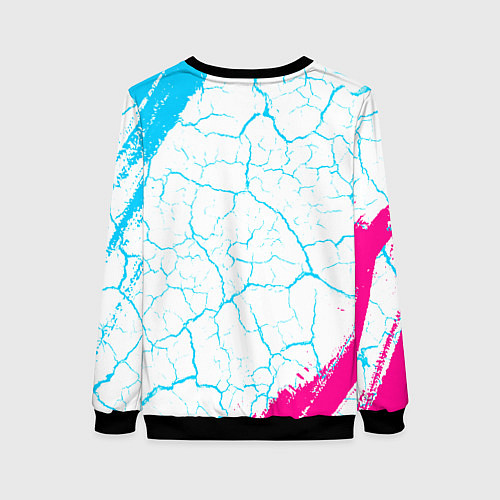 Женский свитшот Die Antwoord neon gradient style / 3D-Черный – фото 2