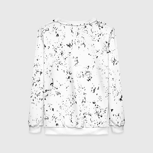 Женский свитшот Behemoth glitch на светлом фоне вертикально / 3D-Белый – фото 2