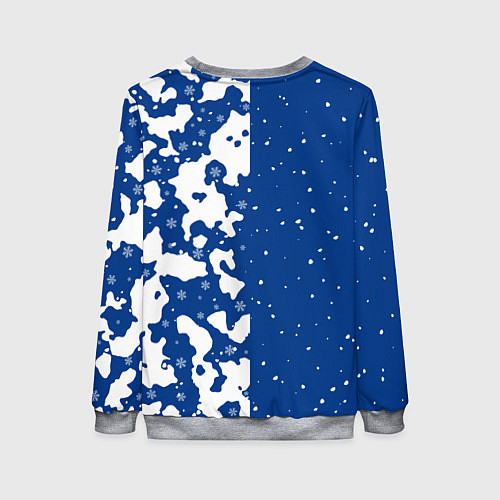 Женский свитшот Новогодний дракошка / 3D-Меланж – фото 2