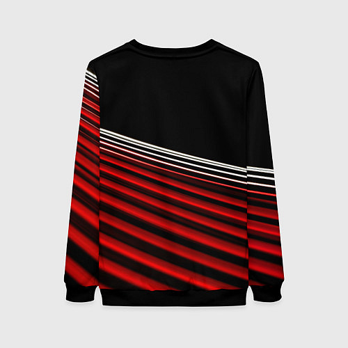 Женский свитшот Базовые элементы абстракции / 3D-Черный – фото 2