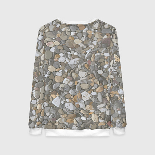 Женский свитшот Путь по гравию / 3D-Белый – фото 2