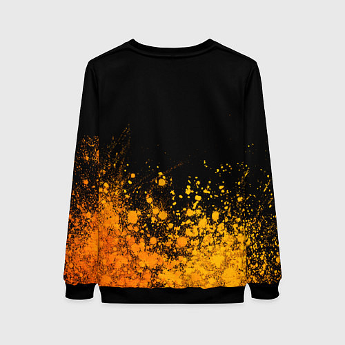 Женский свитшот Linkin Park - gold gradient посередине / 3D-Черный – фото 2