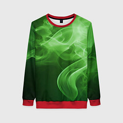 Женский свитшот Зеленый дым