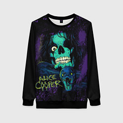Женский свитшот Alice Cooper snake
