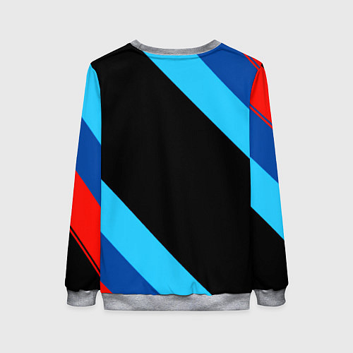 Женский свитшот BMW line / 3D-Меланж – фото 2