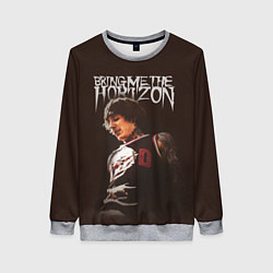 Свитшот женский Oli Sykes - Bring Me the Horizon, цвет: 3D-меланж