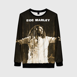 Женский свитшот Музыкант в стиле регги Боб Марли