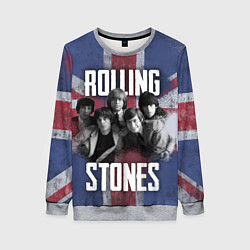 Свитшот женский Rolling Stones - Great britain, цвет: 3D-меланж