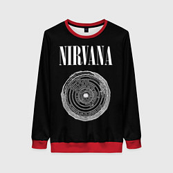 Свитшот женский Nirvana Inferno, цвет: 3D-красный