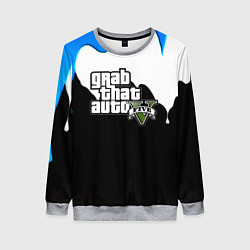Свитшот женский GTA 5 краски гейм, цвет: 3D-меланж