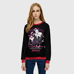 Свитшот женский Фрирен и Ферн зайчики, цвет: 3D-красный — фото 2