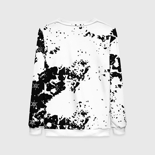 Женский свитшот Silent hill logo краски / 3D-Белый – фото 2