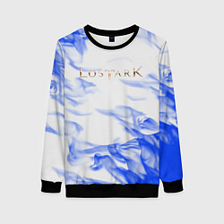 Свитшот женский Lostark flame blue, цвет: 3D-черный