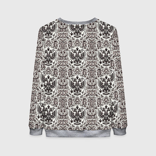 Женский свитшот Сердитый русский медведь с автоматом / 3D-Меланж – фото 2