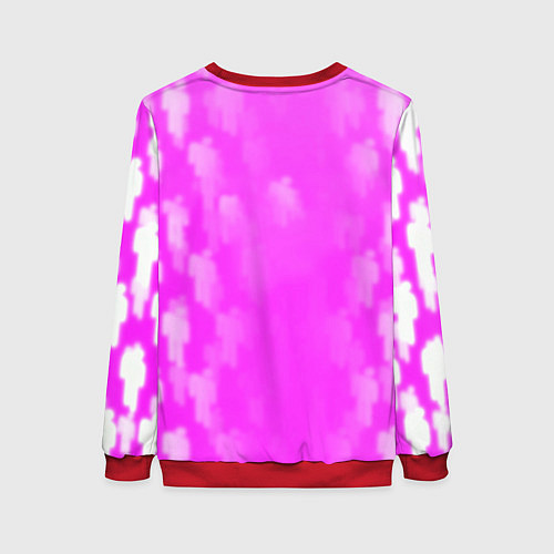 Женский свитшот 30 seconds to mars pink / 3D-Красный – фото 2