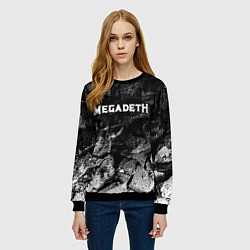 Свитшот женский Megadeth black graphite, цвет: 3D-черный — фото 2