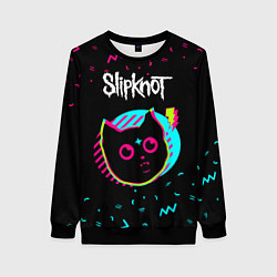 Женский свитшот Slipknot - rock star cat