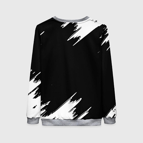 Женский свитшот Juventus краски текстура / 3D-Меланж – фото 2