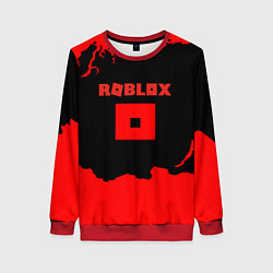 Свитшот женский Roblox краски красные, цвет: 3D-красный
