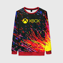 Женский свитшот Xbox краски текстура