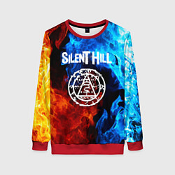 Женский свитшот Silent hill огненный стиль