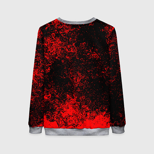 Женский свитшот Silent hill лого blood / 3D-Меланж – фото 2