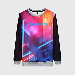 Женский свитшот Crysis текстура брони