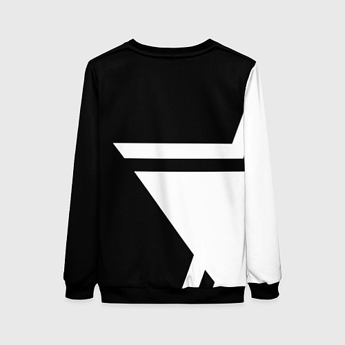 Женский свитшот Rainbow six star game / 3D-Черный – фото 2