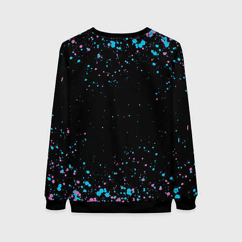 Женский свитшот Alec monopoly graffiti брызги / 3D-Черный – фото 2