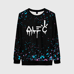 Женский свитшот Alec monopoly graffiti брызги