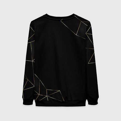 Женский свитшот Лого AC Milan и надпись legendary football club на / 3D-Черный – фото 2