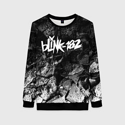 Женский свитшот Blink 182 black graphite