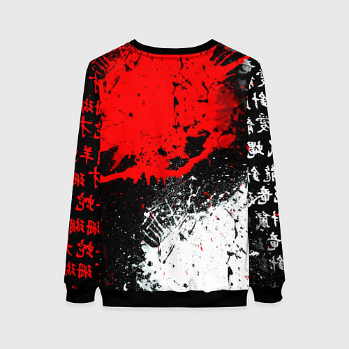 Женский свитшот Psychopass anime текстура / 3D-Черный – фото 2