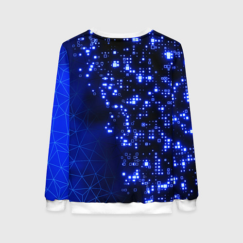 Женский свитшот Растворяющийся цифровой скин / 3D-Белый – фото 2