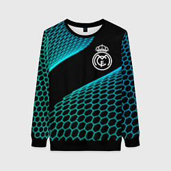 Свитшот женский Real Madrid football net, цвет: 3D-черный