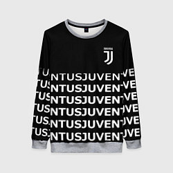 Женский свитшот Juventus pattern fc club steel