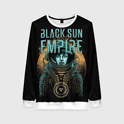 Свитшот женский Black sun empire - neurofunk, цвет: 3D-белый