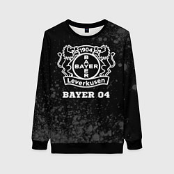 Женский свитшот Bayer 04 sport на темном фоне
