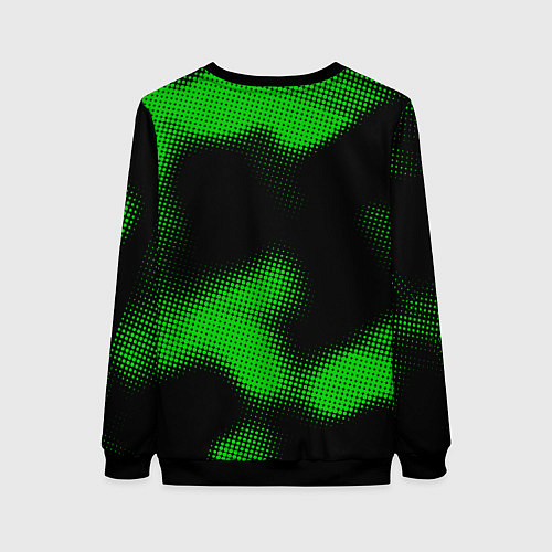 Женский свитшот Bayer 04 sport halftone / 3D-Черный – фото 2